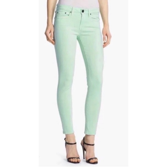 Vince Ankle Skinny Light Mint Jeans - Picture 1 of 6